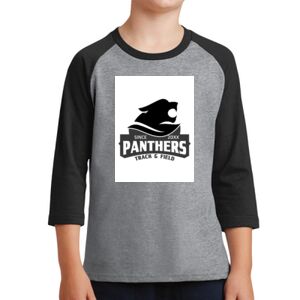 Youth Core Blend 3/4 Sleeve Raglan Tee Thumbnail