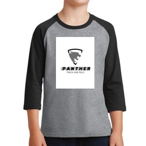 Youth Core Blend 3/4 Sleeve Raglan Tee Thumbnail