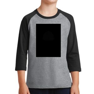 Youth Core Blend 3/4 Sleeve Raglan Tee Thumbnail