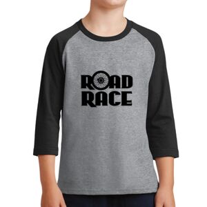 Youth Core Blend 3/4 Sleeve Raglan Tee Thumbnail